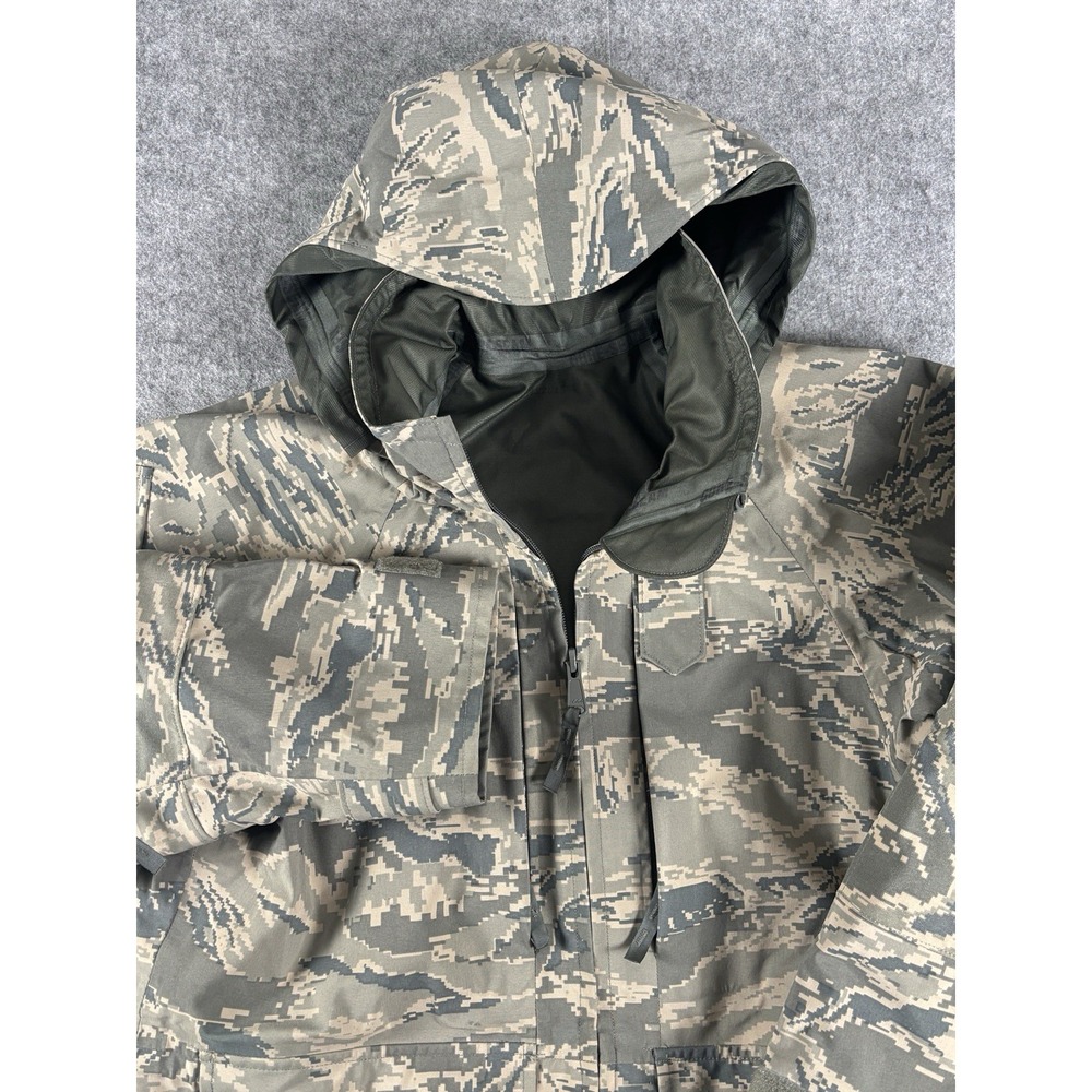 USAF APECS OCP Tiger Cam Parka ECWCS Jacket Size X Small Goretex